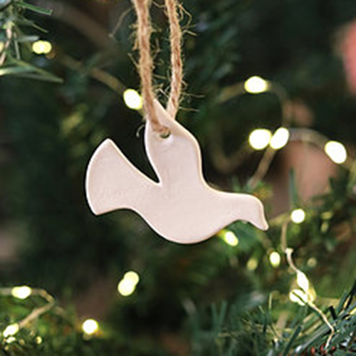 Gold Hanging Turtle Dove Decoration | M&S Collection | M&S