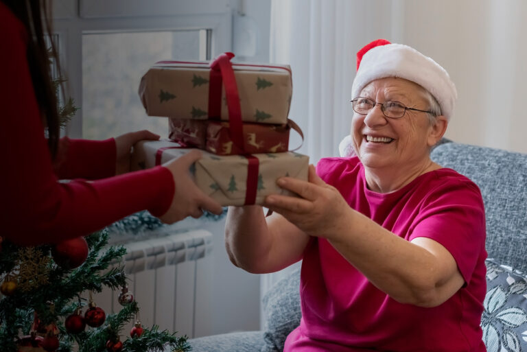 Becky at Christmas